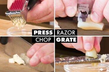 16 Ways To Peel & Cut Garlic Like A Professional | Epicurious