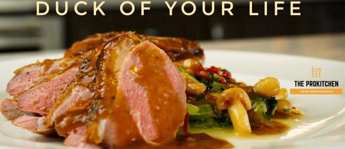 Pan Fried Duck Breast With Orange Sauce