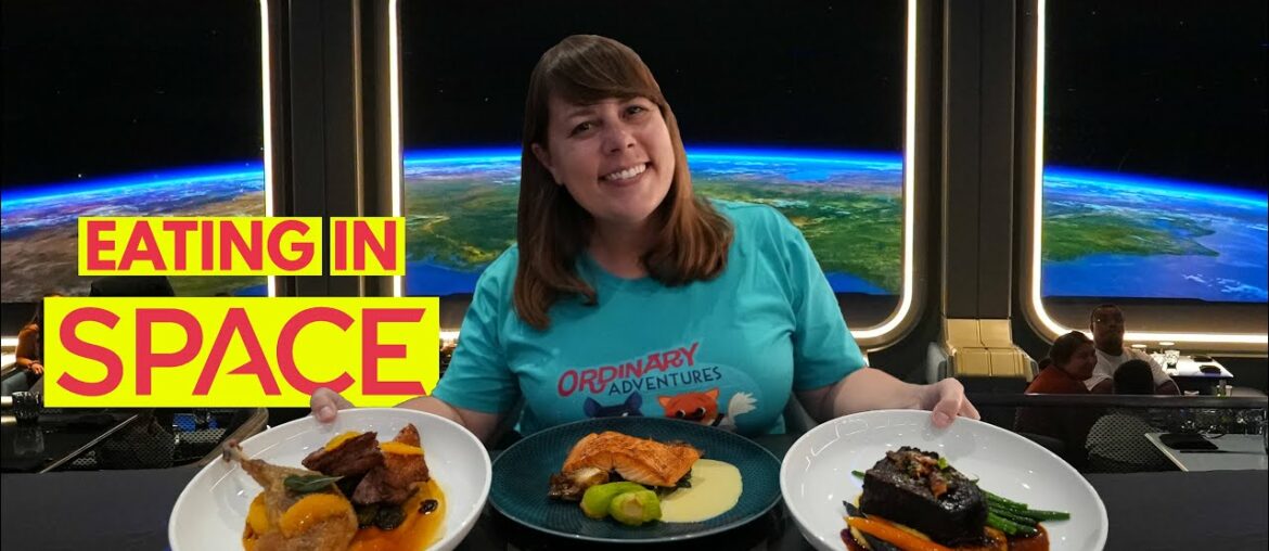 Eating in Outer Space at EPCOT's Space 220! [NEW RESTAURANT]