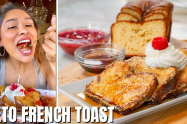 KETO FRENCH TOAST WITH HOMEMADE KETO BREAD! Quick, Easy, Simple, & Delicious Keto Recipe