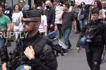 France: Anti-COVID pass protesters hit Paris for 10th weekend running