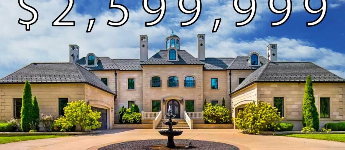 TOURING $2,599,999 "French Chateau" Mansion | This House Tours