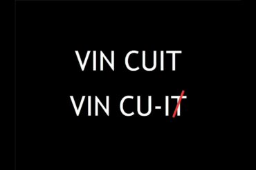 fortified wine - vin cuit