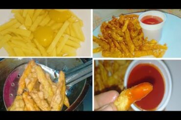 Crispy Egg French Fries Recipe| Easy Egg Frech Fries| Egg Snacks Recipe|