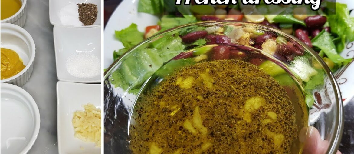 French Dressing Recipe For Salad | Salad Dressing Recipes | Homemade Salad Dressing Mahek's Cuisine