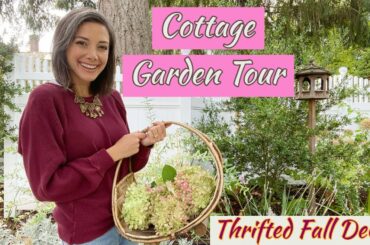 Thrift Shop at Goodwill and Explore My Victorian Cottage Garden This Fall
