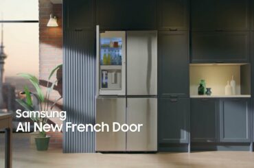 Introducing the Beverage Showcase French Door Fridge | Samsung New Zealand