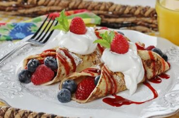 Easy and Fast recipe of FRENCH PANCAKE “ des crepes”