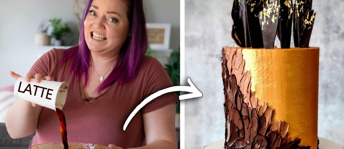 Turning a $5 LATTE into a Gourmet CAKE! Turning a $5 LATTE into a Gourmet CAKE!