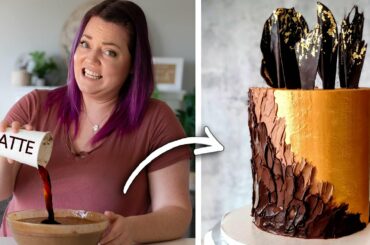 Turning a $5 LATTE into a Gourmet CAKE!