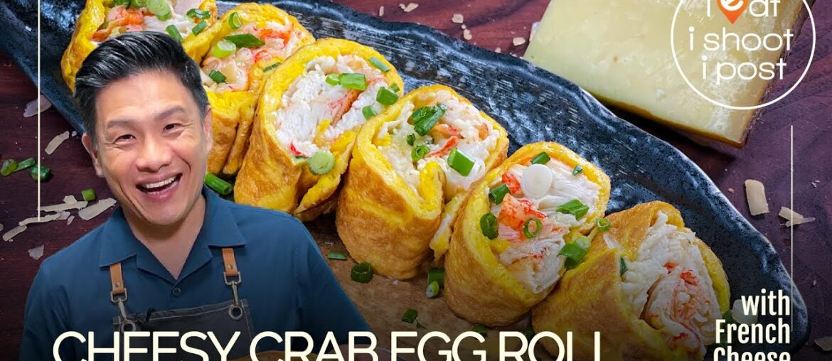 Cheesy Crab Egg Roll Recipe - with French Cheese