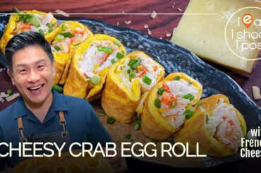 Cheesy Crab Egg Roll Recipe - with French Cheese