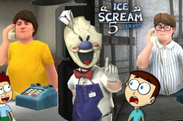 Ice Scream 5 Friends : Mike's Adventure | Shiva and Kanzo Gameplay