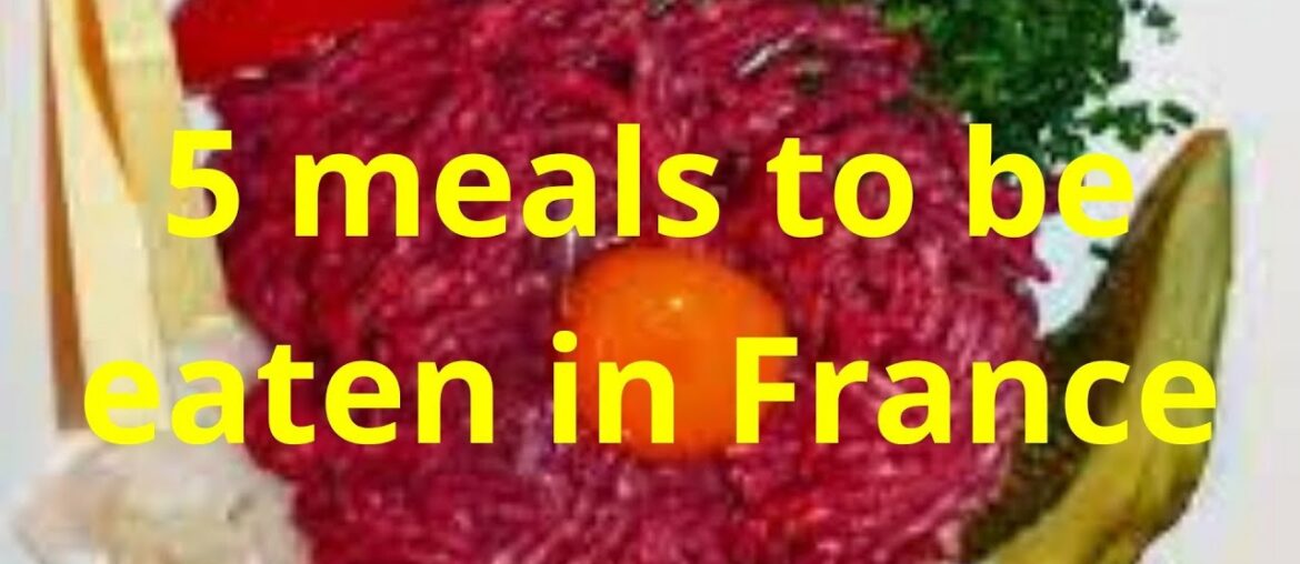 #shorts #travel 5 meals to be eaten in France