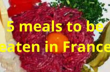 #shorts #travel 5 meals to be eaten in France