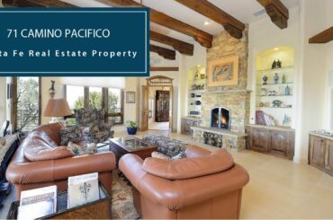 Custom Designed Santa Fe Home with Panoramic Views for Sale