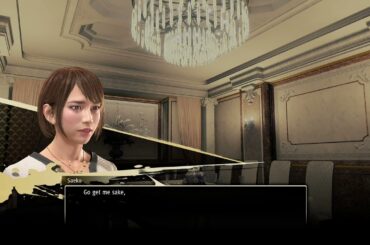 Saeko Demands Sake at a French Restaurant After Getting Drunk on Wine - Yakuza: Like a Dragon