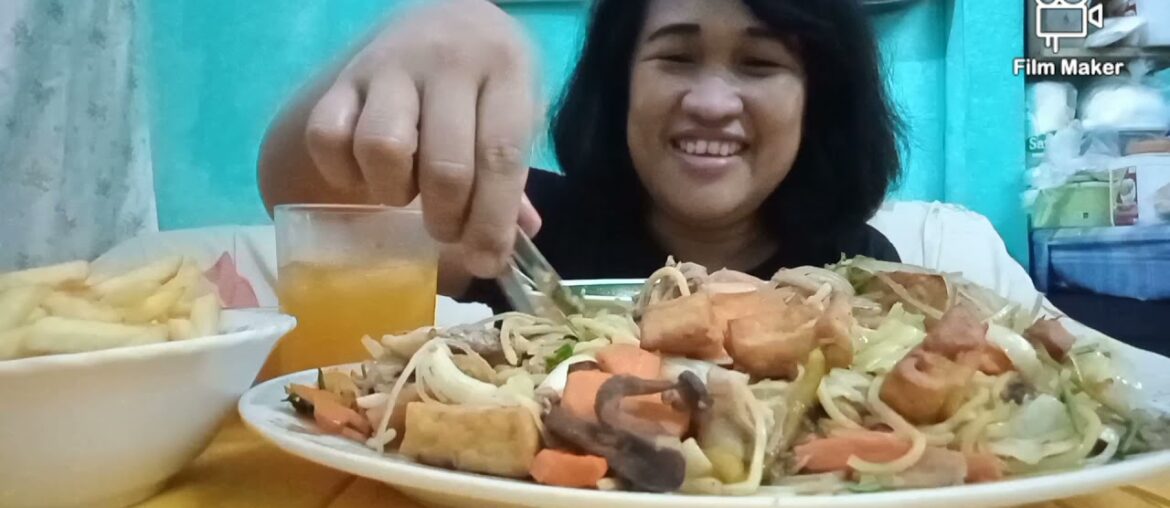 MUKBANG SOTANGHON GUISADO WITH PANCIT CANTON RECIPE WITH FRENCH FRIES MUKBANG SOTANGHON GUISADO WITH PANCIT CANTON RECIPE WITH FRENCH FRIES
