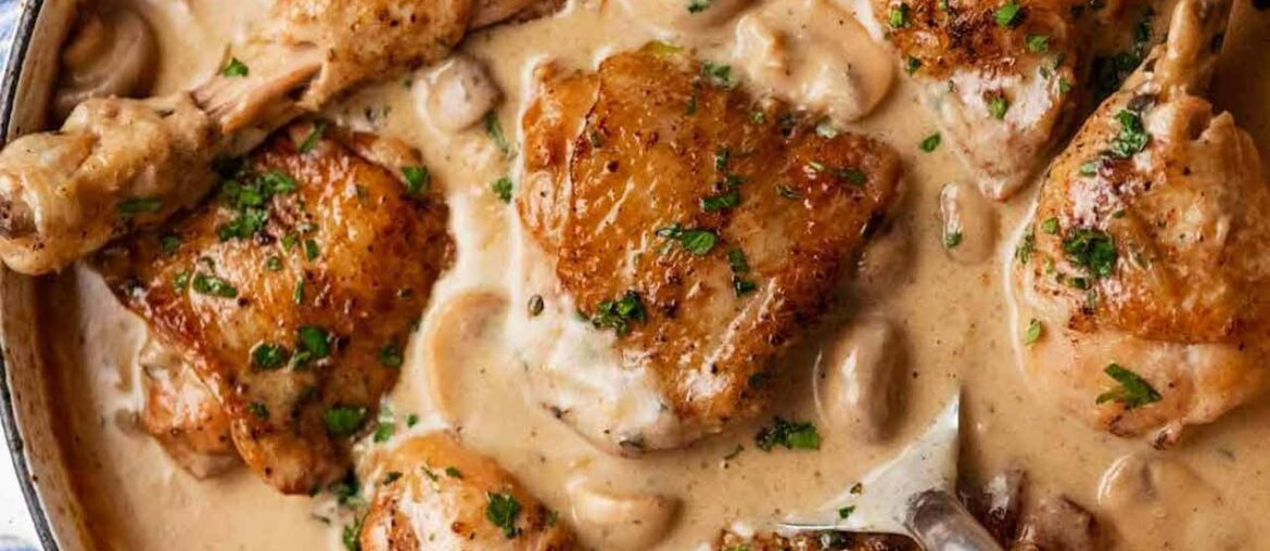 Chicken Fricassee - quick French Chicken Stew