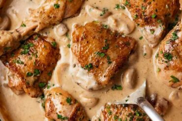 Chicken Fricassee - quick French Chicken Stew