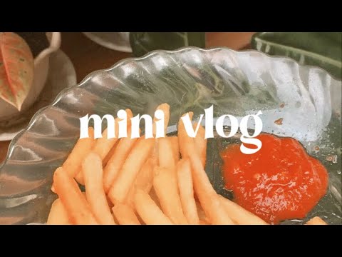 mini vlog | food (french fries), garden, plant, sunset | Indonesia | shorts mini vlog | food (french fries), garden, plant, sunset | Indonesia | shorts