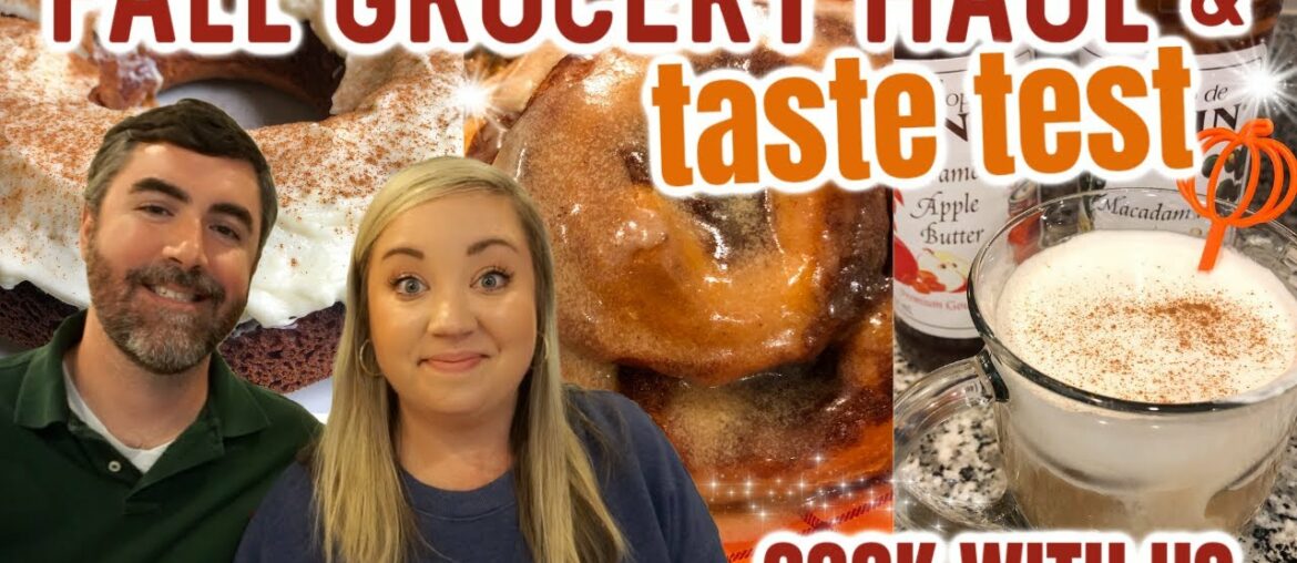FALL GROCERY HAUL AND TASTE TEST | FALL BAKING AND COOKING | EASY RECIPES | JESSICA O'DONOHUE