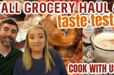 FALL GROCERY HAUL AND TASTE TEST | FALL BAKING AND COOKING | EASY RECIPES | JESSICA O'DONOHUE