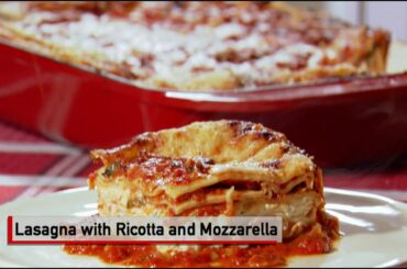 Lasagna with Ricotta & Mozzarella
