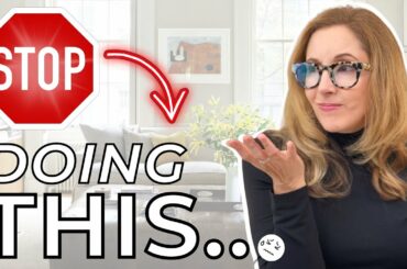STOP DOING THIS TO YOUR LIVING ROOM! (PRO TIPS INCLUDED)