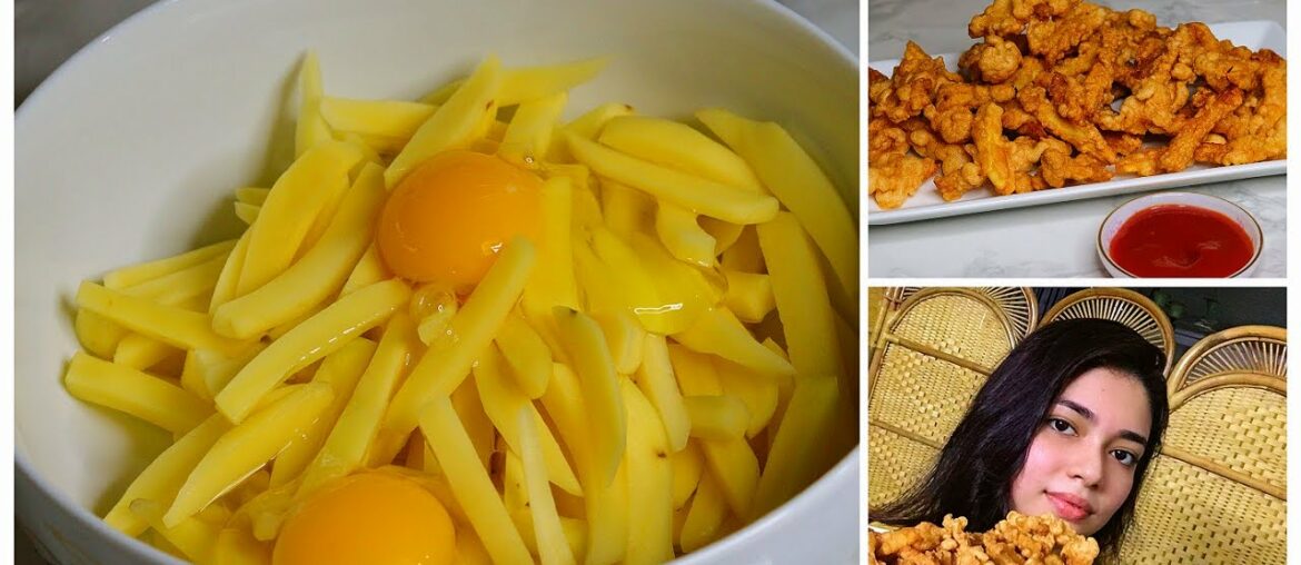 Egg French Fries Recipe || Easy Egg French Fries || Egg Snacks || New Fries Recipe With Egg