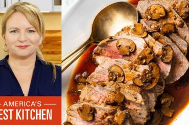 How to Make Beef en Cocotte with Mushroom Sauce and Swiss Chard and Kale Gratin