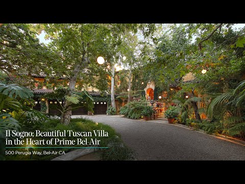 Il Sogno | $45,000,000 | Beautiful Tuscan Villa in the Heart of Bel-Air Il Sogno | $45,000,000 | Beautiful Tuscan Villa in the Heart of Bel-Air
