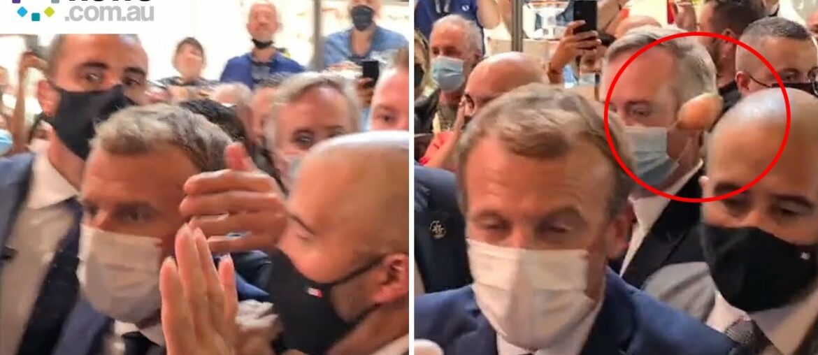 French President Macron egged at Lyon food fair