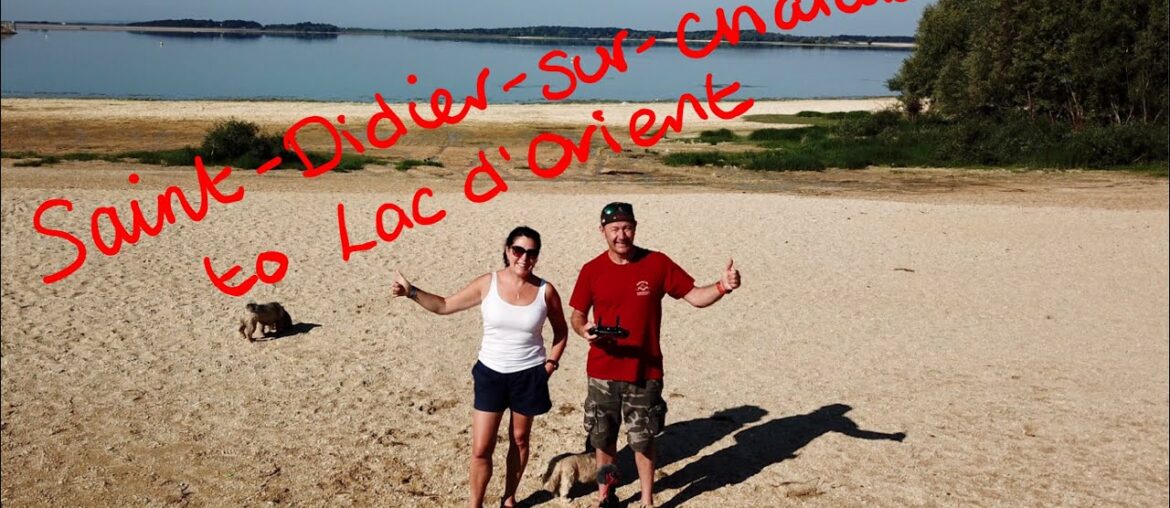 Travelling through France in a motorhome with dogs. Saint-Didier-sur-Chalaronne to Lac d’Orient.