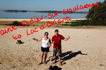 Travelling through France in a motorhome with dogs. Saint-Didier-sur-Chalaronne to Lac d’Orient.