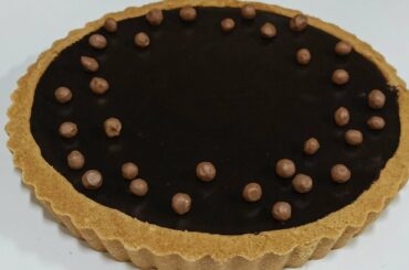 Chocolate Tart Recipe | No Bake | How to make eggless chocolate tart | Easy Dessert Recipe |  Tart |