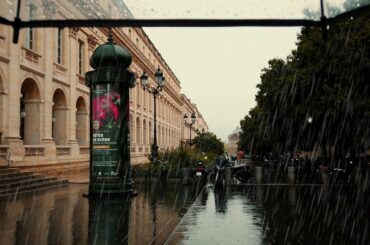 Walking in the rain on Saturday Walk in Bordeaux 4k60fps France | Sep 2021| ASMR sounds for sleeping