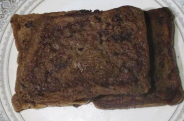 Simple Chocolate French Toast/Dinner Recipes/Snack Recipe/French Toast Recipes/Bread Egg Recipes 910