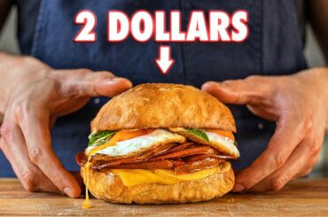 The 2 Dollar Gourmet Breakfast Sandwich | But Cheaper