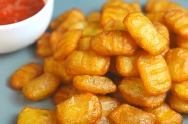 Crispy Potato Fries | It's Better Than French Fries | Potato Bubble Fries Recipe