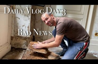 Daily Vlog : Bad news , Rot & Damage in the wall & Shopping Day 3
