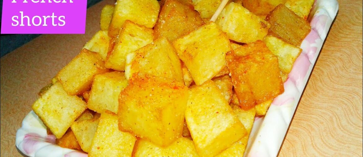French shorts recipe /soft crispy and  spicy snacks/ aloo snacks /sony super cooking