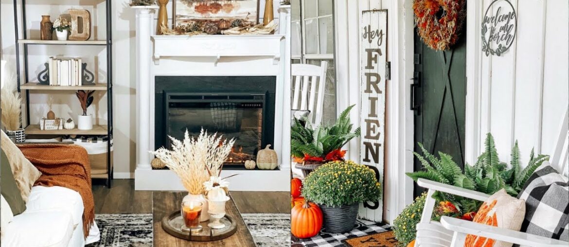 Fall Farmhouse Home Tour | Mobile Home Farmhouse Tour | Fall Thrifty Decorating Ideas 2021 Fall Farmhouse Home Tour | Mobile Home Farmhouse Tour | Fall Thrifty Decorating Ideas 2021