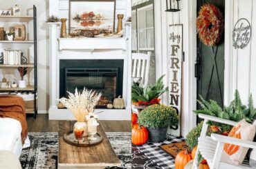 Fall Farmhouse Home Tour | Mobile Home Farmhouse Tour | Fall Thrifty Decorating Ideas 2021