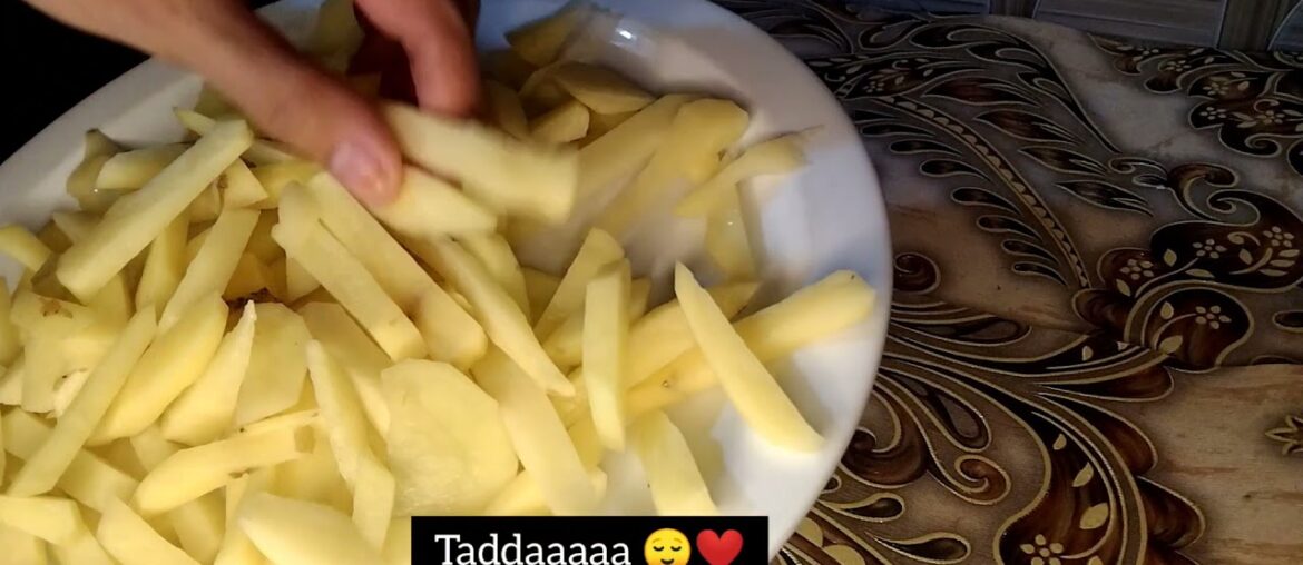Homemade French Fries Recipe || Bilkul Bahar Jese || Khi Food Gram