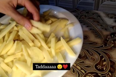Homemade French Fries Recipe || Bilkul Bahar Jese || Khi Food Gram