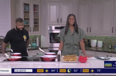 Gourmet fries with Mr. Fries Man