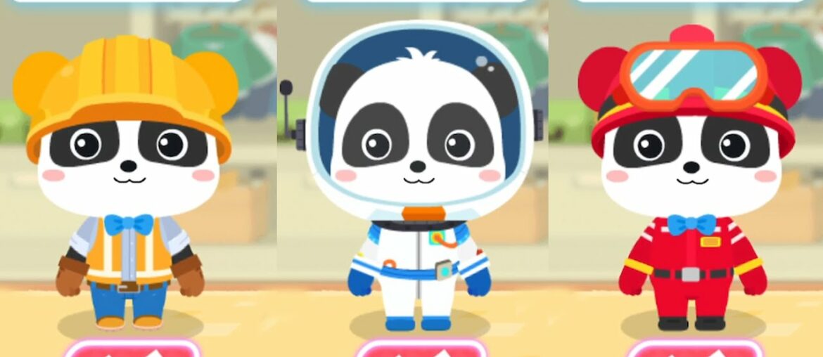 Baby Panda Profession Master - Play 3 Different Roles and Learn Amazing Professions - Babybus Game