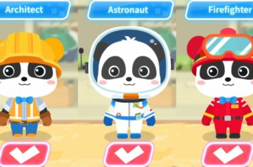 Baby Panda Profession Master - Play 3 Different Roles and Learn Amazing Professions - Babybus Game