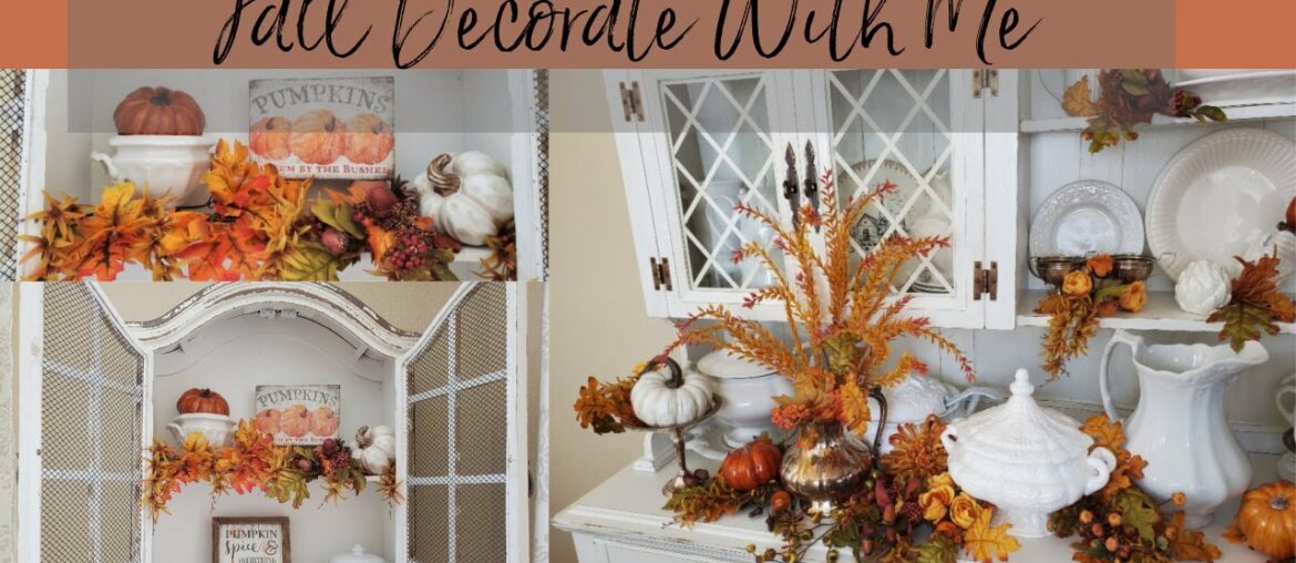 FALL DECORATE WITH ME - FRENCH COUNTRY FALL DECOR - FALL DINING ROOM TOUR - FALL DINING ROOM DECOR